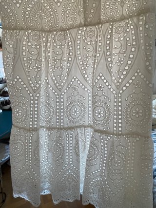 Vestido blanco bordado