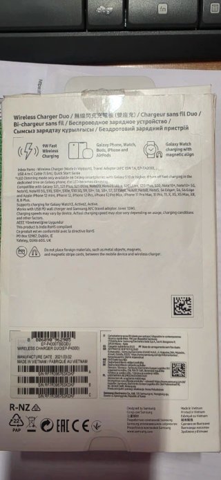 Caricatore Wireless Duo Samsung