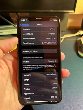 iPhone X 256GB Negro.