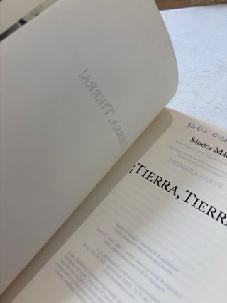 ¡Tierra, tierra!