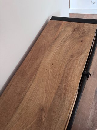 Cómoda de madera de mango con cajones