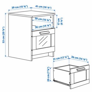 Mesita Noche Ikea Brimnes