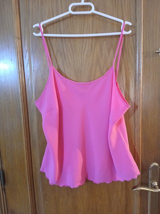 Blusa fucsia 2 piezas