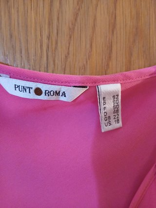 Blusa fucsia 2 piezas
