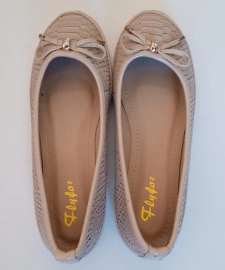 Zapatos planos Flyfoz beige