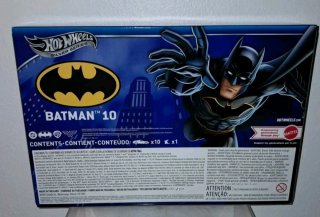Batman DC Pack 10x Hot Wheels Silver Series