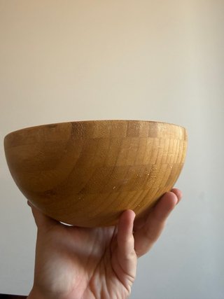 Bol de madera ikea