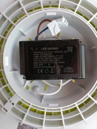 Lámpara ventilador de techo