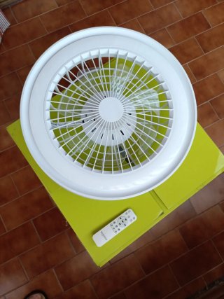 Lámpara ventilador de techo