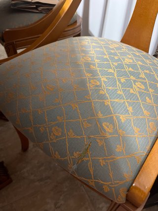 Conjunto mesa comedor madera y cristal