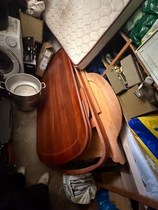 Mesa extensible madera + 4 sillas