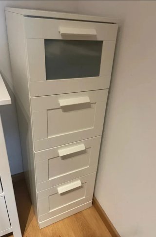Cómoda 4 cajones Ikea blanca