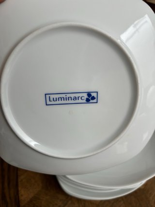 Vajilla Luminarc Blanca