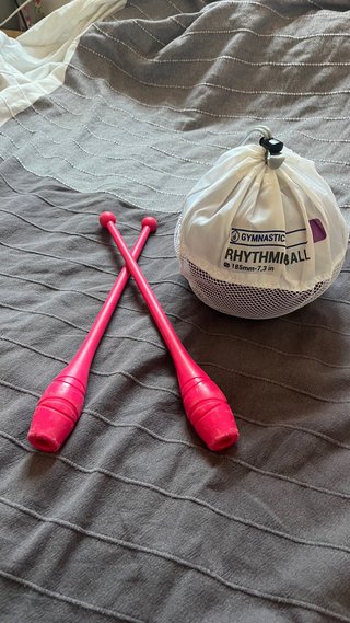 Lote Gimnasia Rítmica Mazas y Pelota