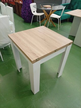 Mesa de comedor extensible madera.