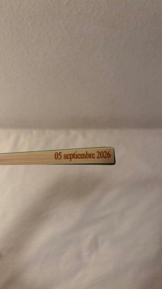 Abanicos verdes personalizados