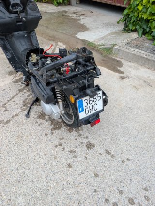 Scooter Yiying 250cc Azul/Plata