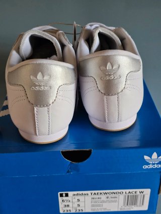 Adidas Taekwondo T38 Blanco Plateado