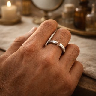 Anillo Plata 925 Ajustable Unisex