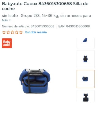 Silla de coche Babyauto Cubox