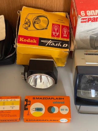 Lote accesorios fotográficos antiguos
