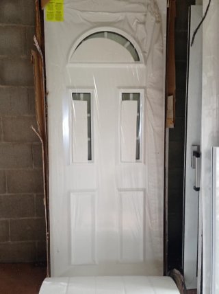 Ventanas de aluminio doble cristal.  Paneles nuevo