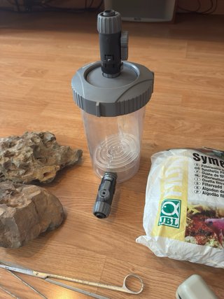 CO2 Acuario dulce, filtro externo y accesorios