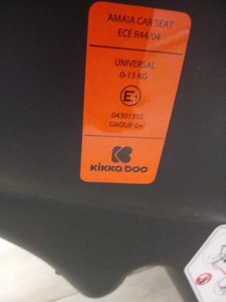 Silla de coche bebé Grupo 0+