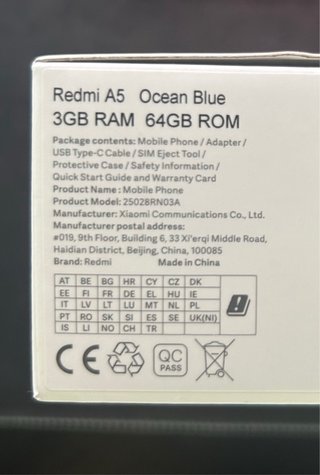 Xiaomi REDMI A5 64GB Azul Oceano