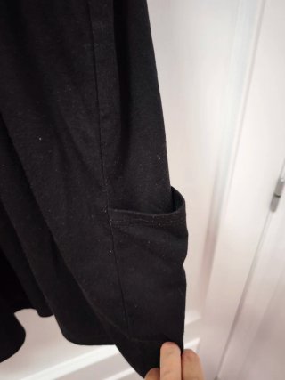 Vestido premamá negro tirantes