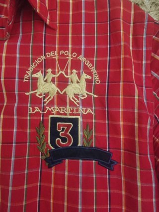 Camisa cuadros La Martina Talla M
