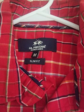 Camisa cuadros La Martina Talla M