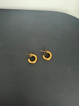 Pendientes Aros Pequeños Dorados