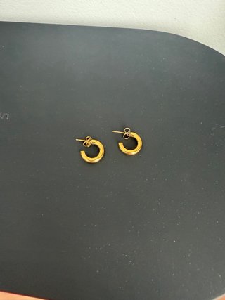 Pendientes Aros Pequeños Dorados