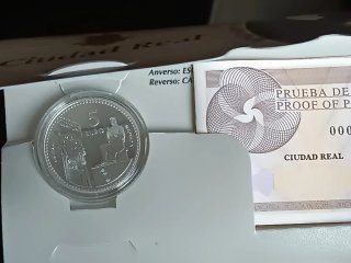 Moneda 5 Euro FNMT Ciudad Real 2011 Plata