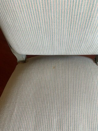 Silla tapizada estilo vintage