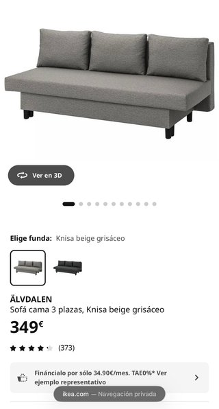 Sofá cama ÄLVDALEN