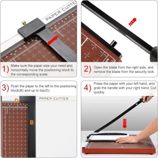 Cortadora de Papel Nictemaw A3 Profesional