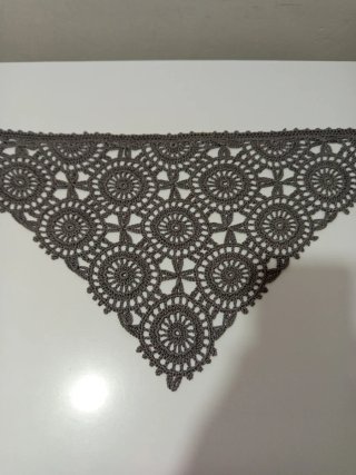 Pañuelo/Pareo Triangular Crochet Verano