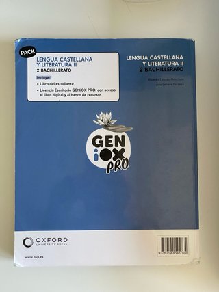 Lengua castellana y literatura II. Libro del es...