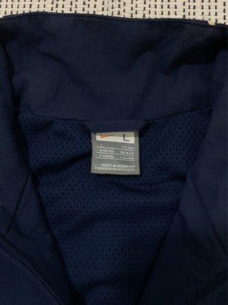 Giubbotto Nike con cerniera blu