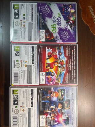 3 juego lego (pack)