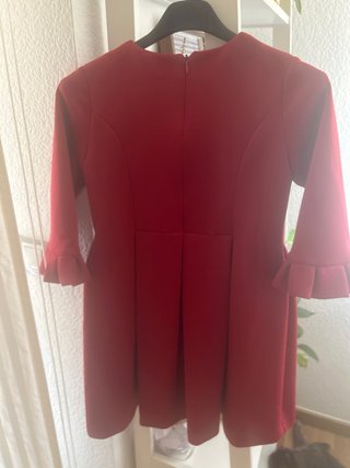 Vestido de ceremonia rojo talla 8A