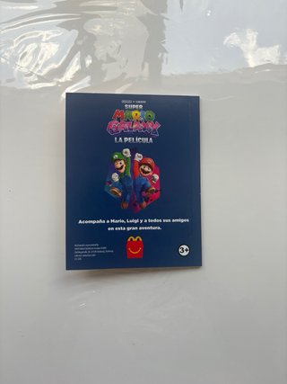 Libro Mario Galaxy la pelicula x McDonald’s