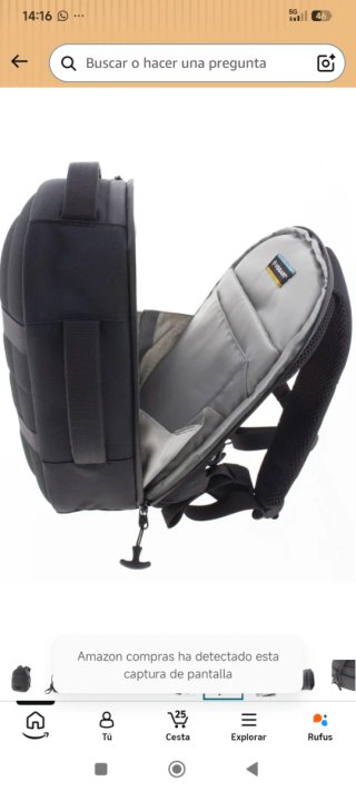 Mochila Antirrobo Vogart Defender Negra