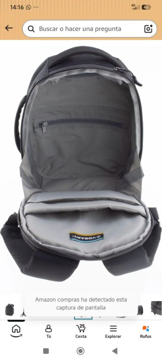 Mochila Antirrobo Vogart Defender Negra
