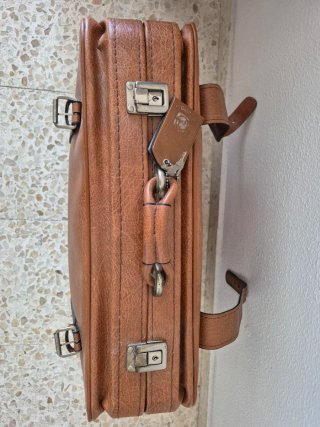 Maleta vintage de piel