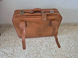 Maleta vintage de piel