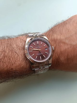 Reloj Seiko Automático Esfera Chocolate 39mm