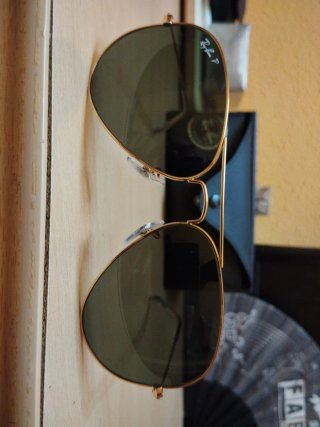 Gafas Ray-Ban Hombre Dorado y Verde